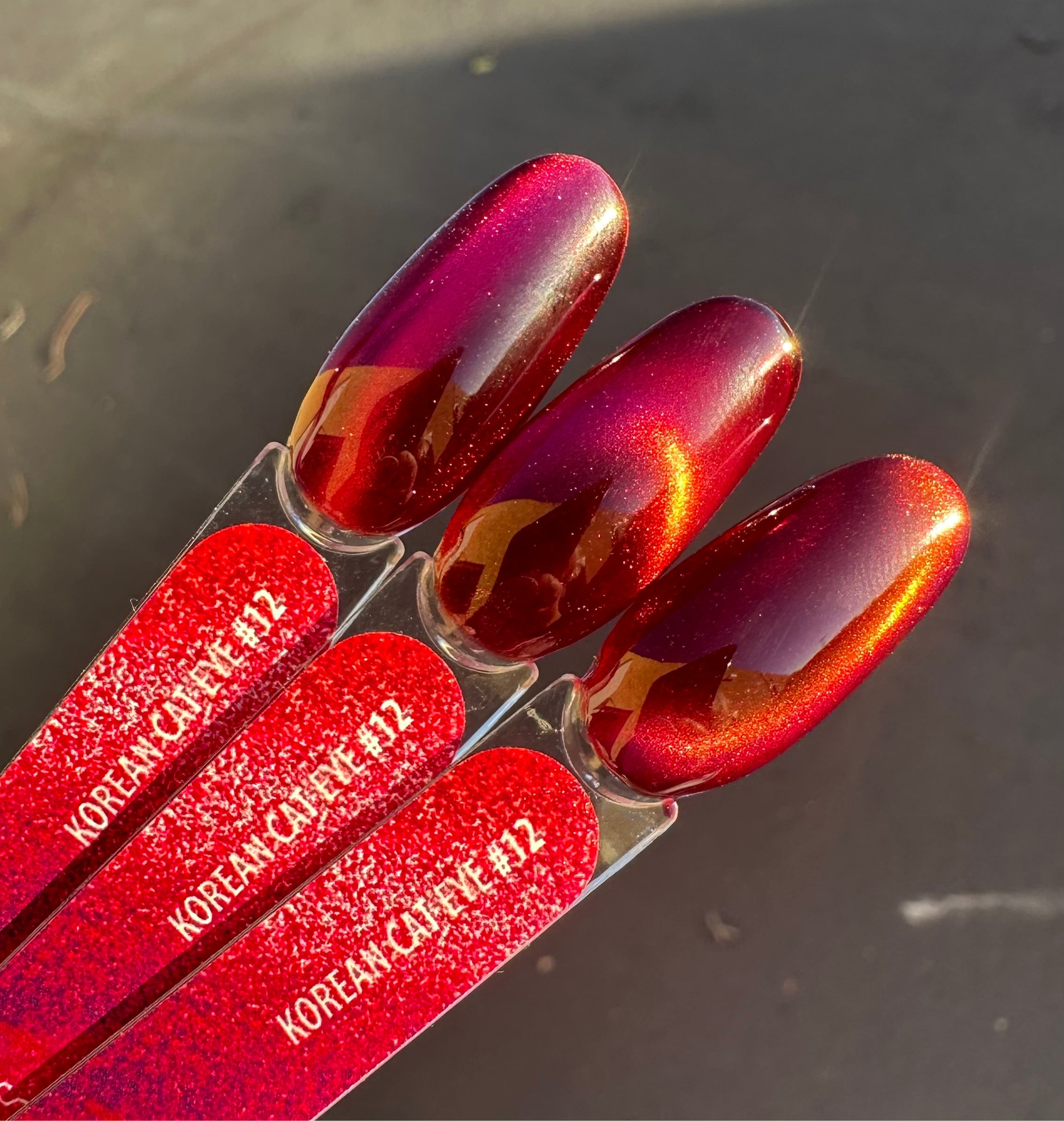 Gel Polish Korean Cat Eye - Wild Berry