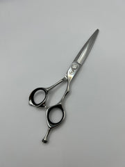 Baron Professional Hair Cutting Scissors – Stainless Steel Salon Shears (Silver)