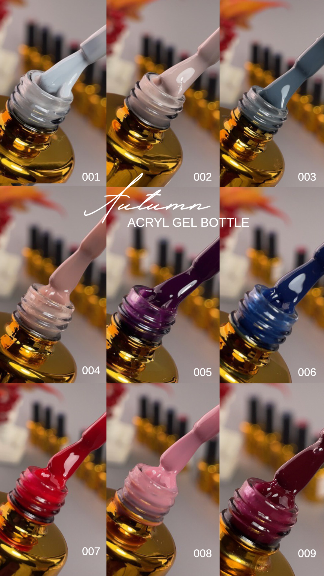 F.O.X Autumn Acryl Gel Bottle 006