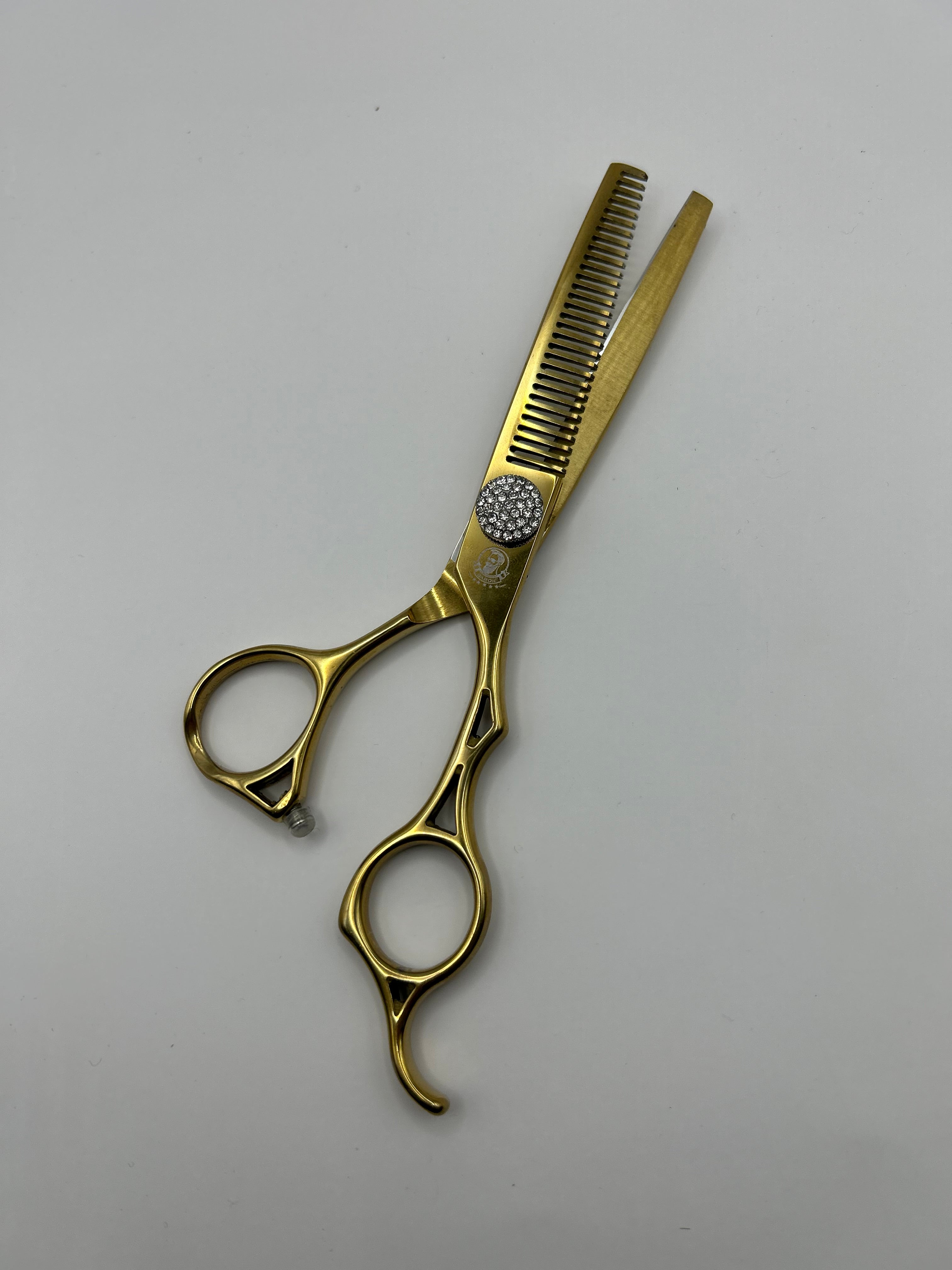 Baron Professional Gold Hair Thinning Scissors – Stainless Steel Texturizing Shears