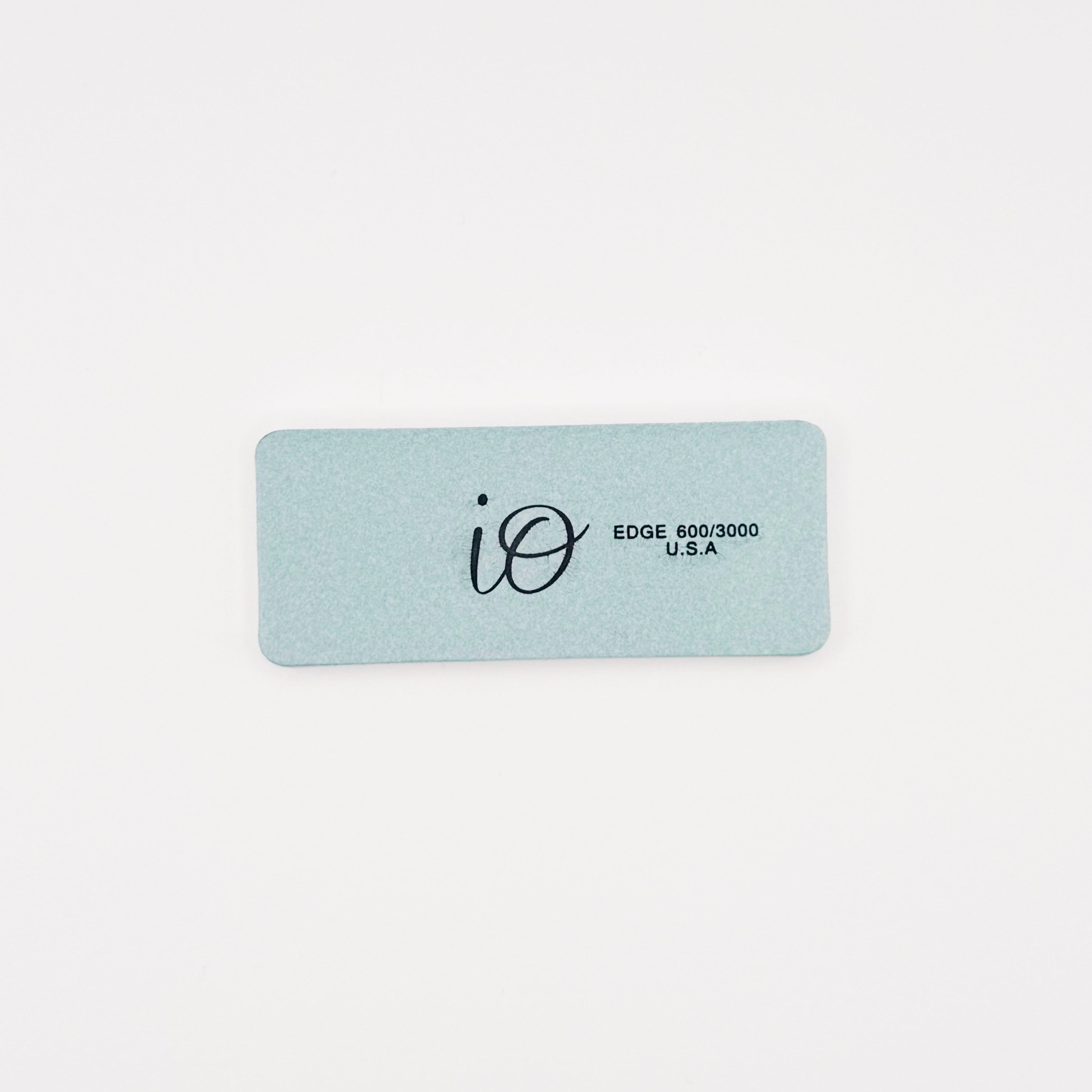 iO Mini Nail Buffer 600/3000 Grit – Washable & Disinfectable Rectangular Polishing File