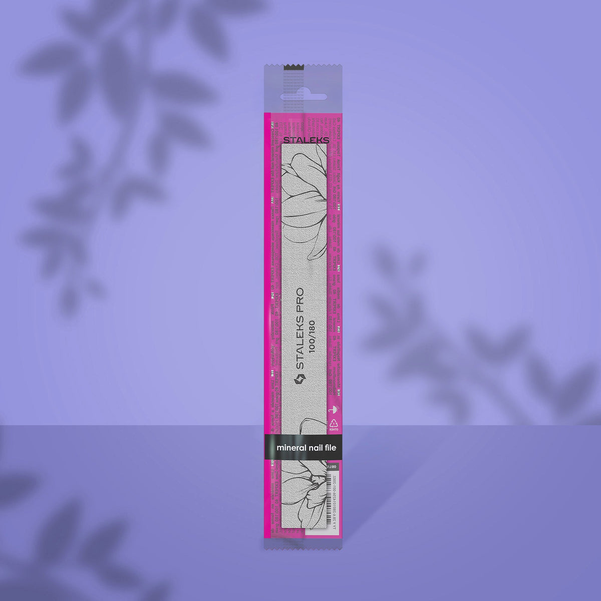 STALEKS EXPERT 20 Straight mineral nail file, 100/180 grit (1 pc)