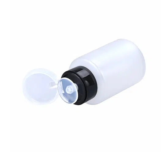 Empty Push Down Bottle for Alcohol/Acetone 2oz