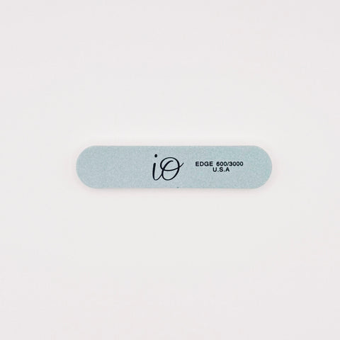 iO Mini Nail Buffer 600/3000 Grit – Washable & Disinfectable Polishing Emery Board