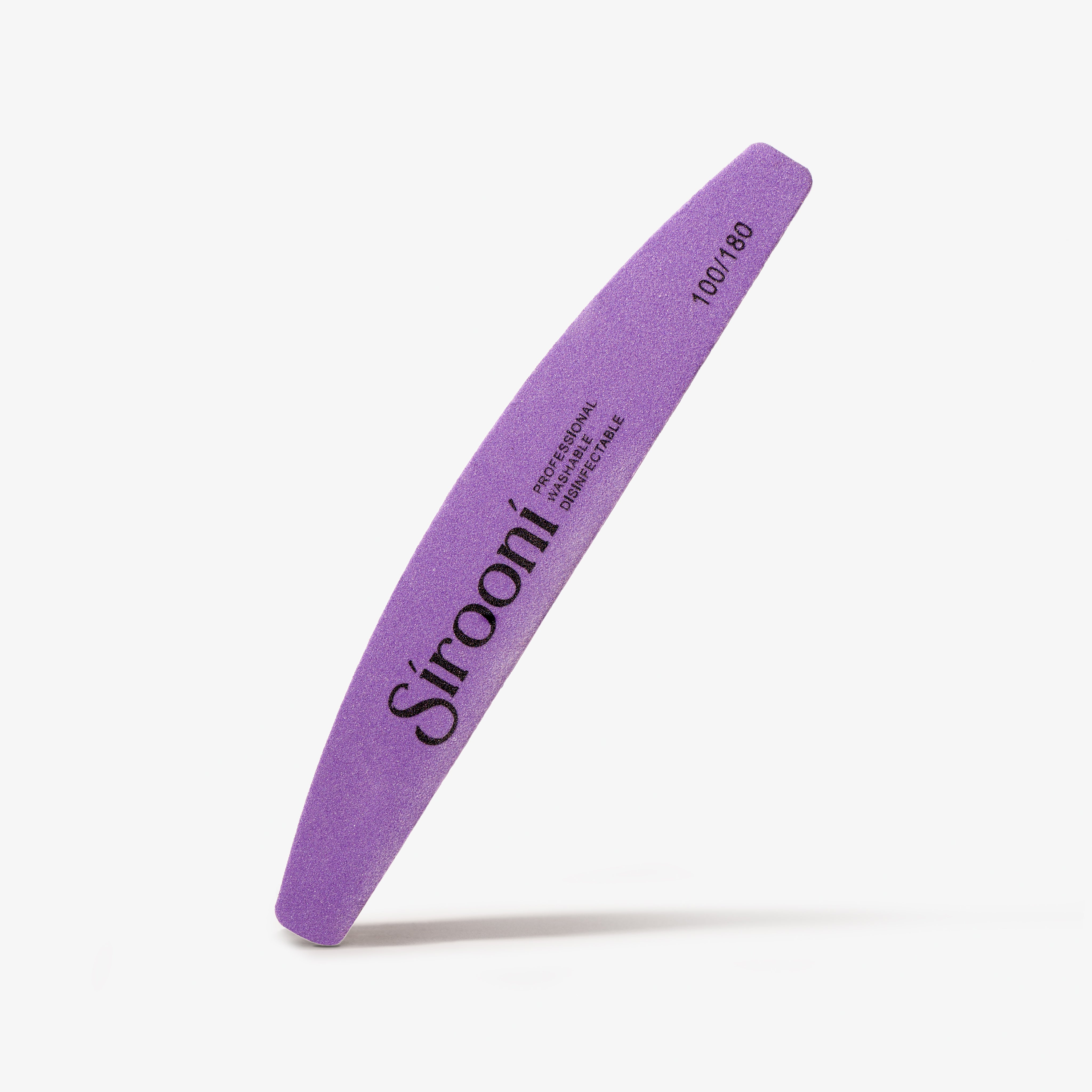 Nail Buffer Half Moon Large - 100/180 Grit, 10 PCS