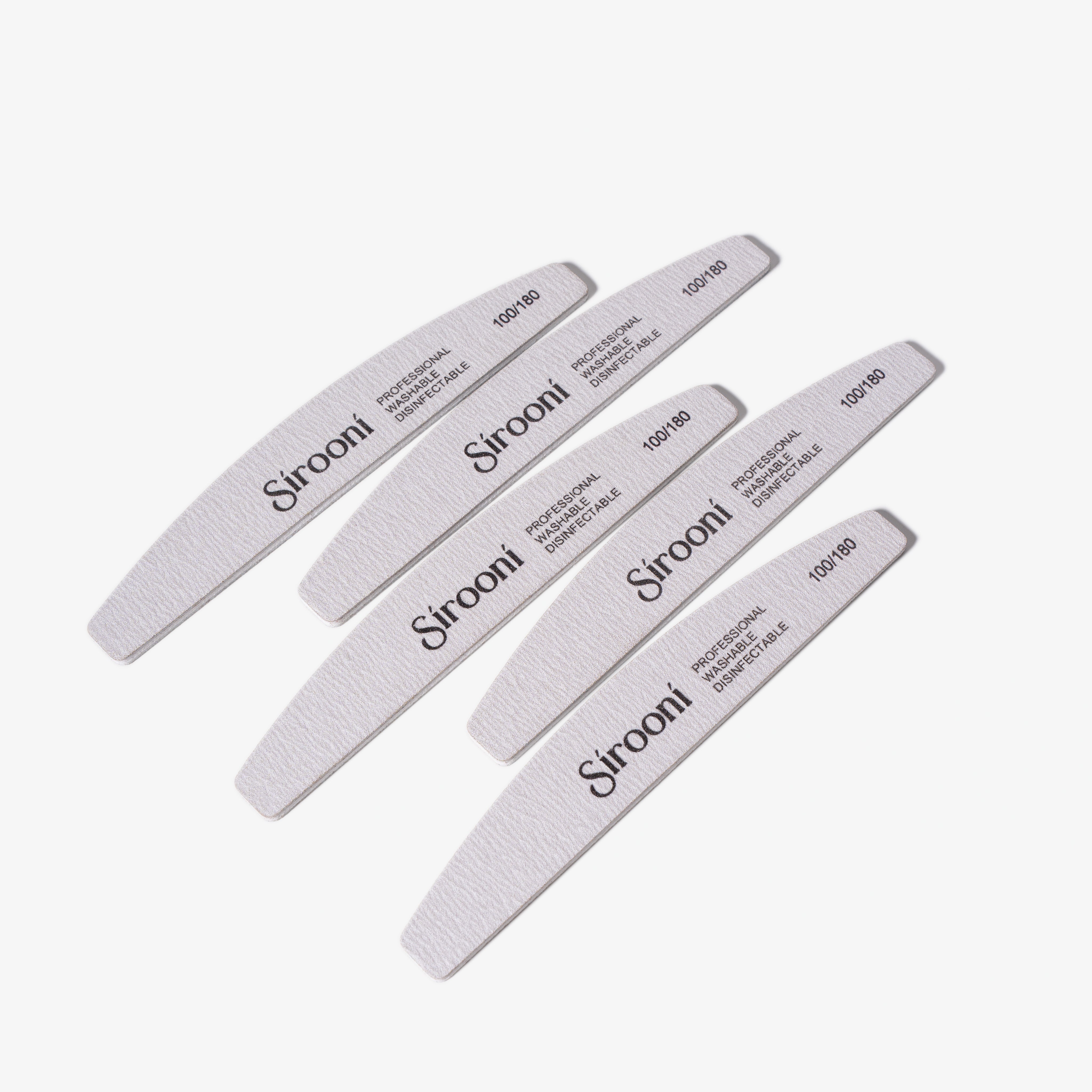 Nail File Zebra 25 PCS 100/180 | 180/240 GRIT