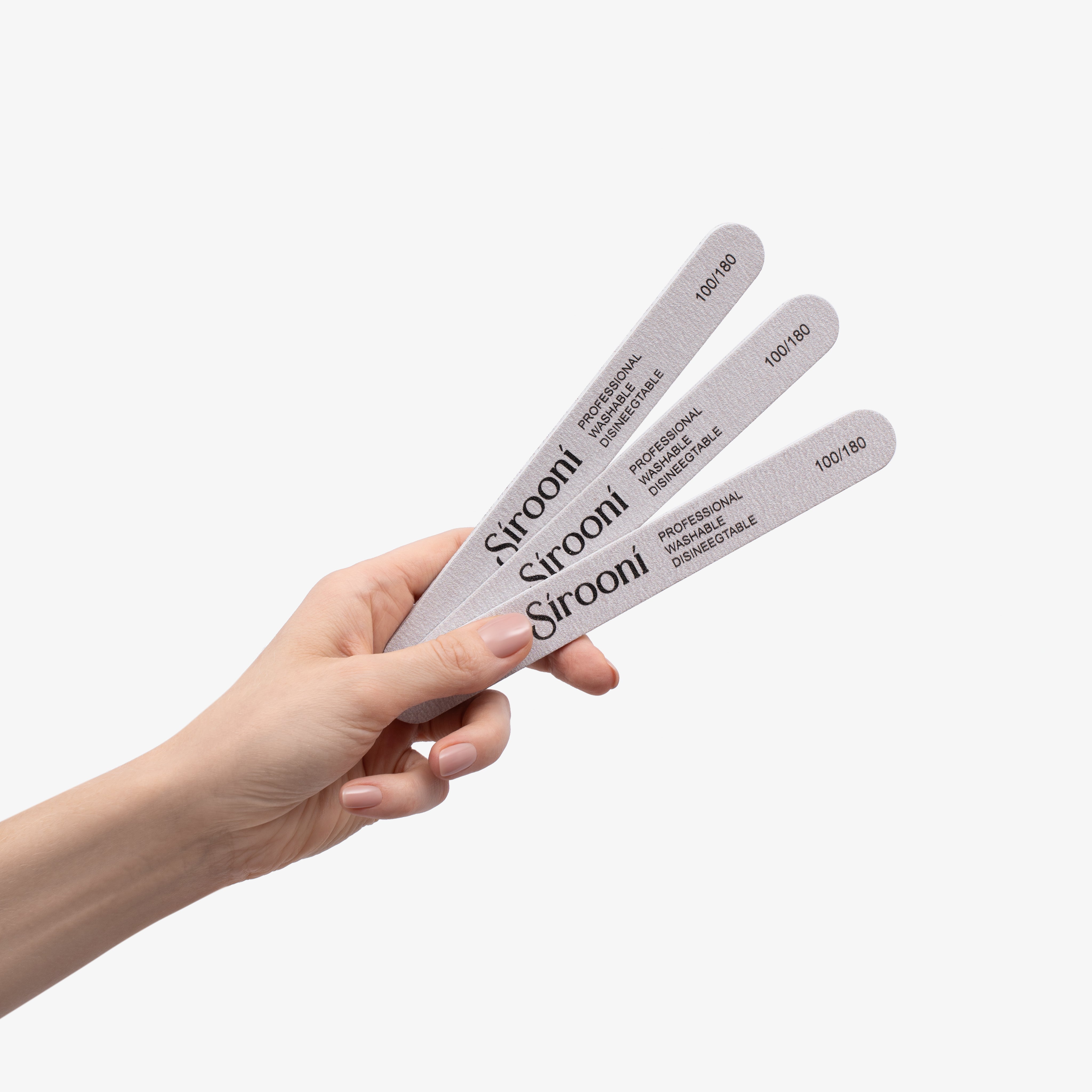 Nail File Zebra Round Emery Board 100/180 or 180/240 25 PCS