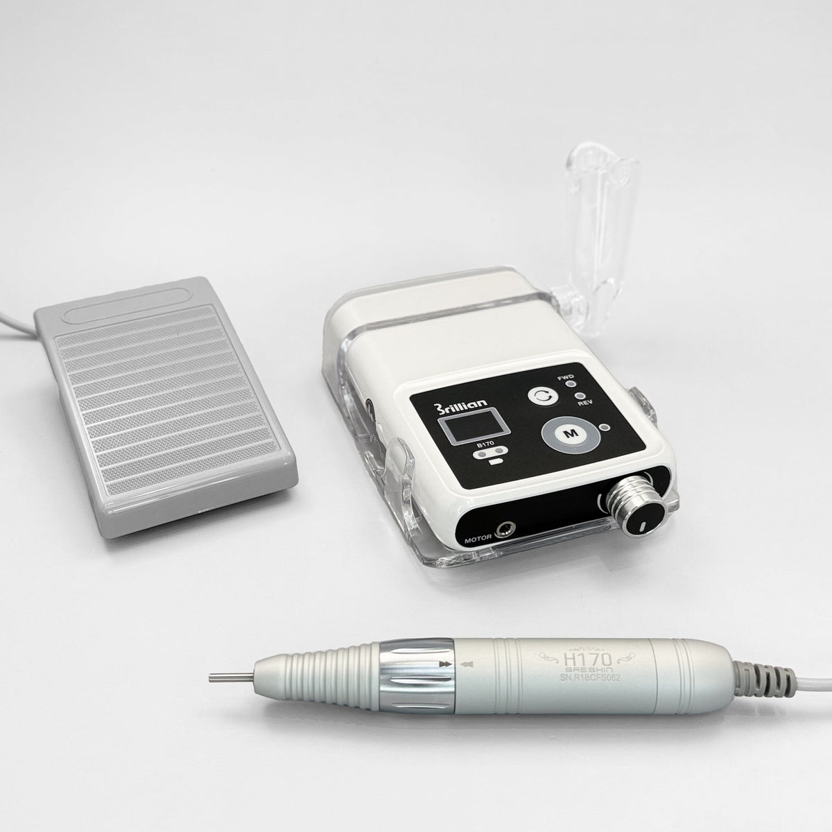 Saeshin Brillian B170 White + H170 Brushless 30k RPM PORTABLE SET