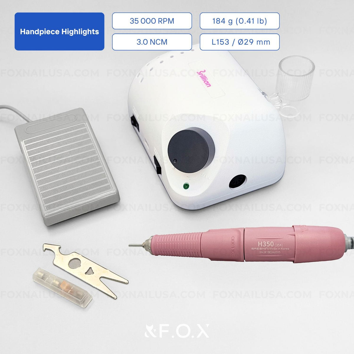 Saeshin Brillian B210 + H350 Pink 35k RPM SET