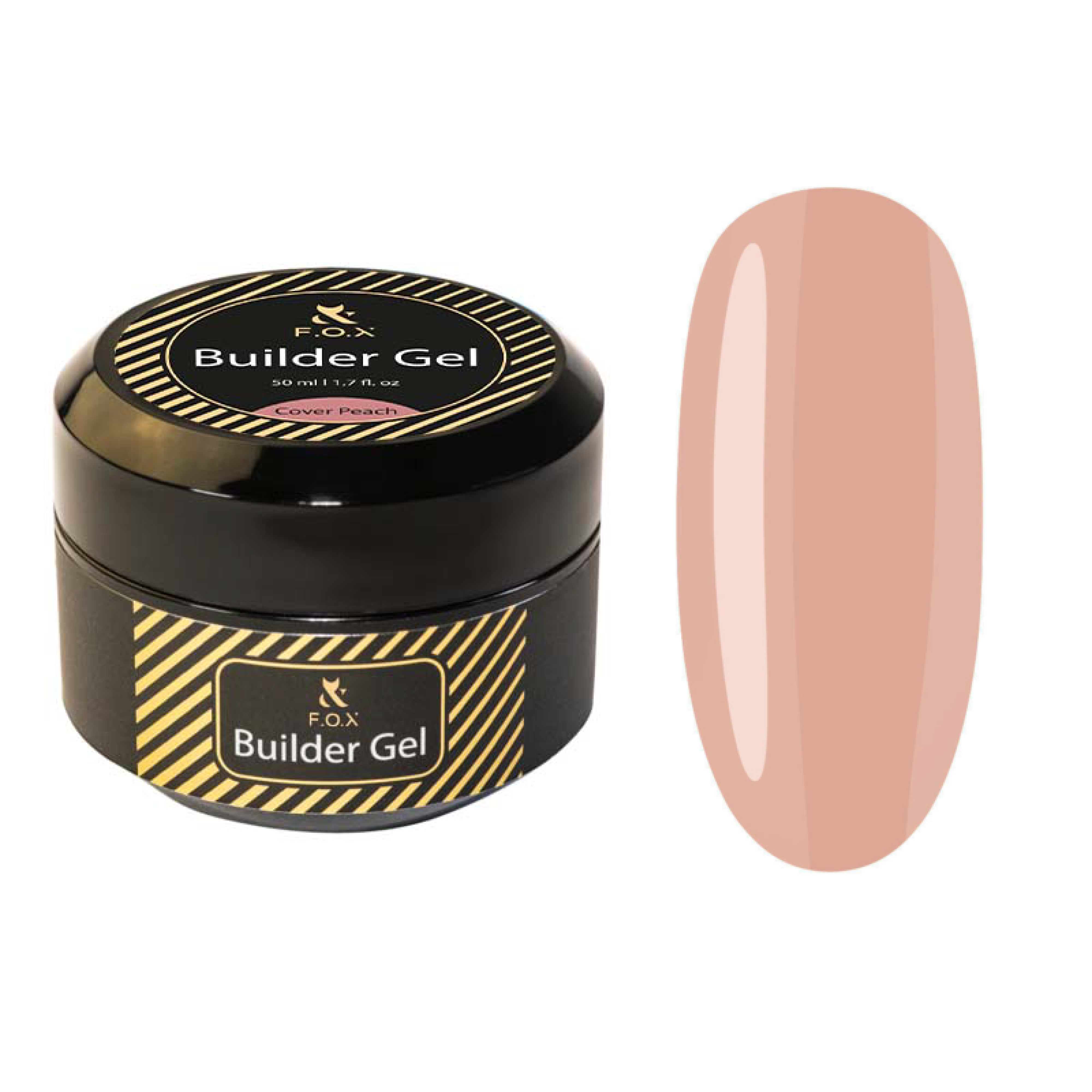 F.O.X Builder Gel Cover Peach, 50 ml