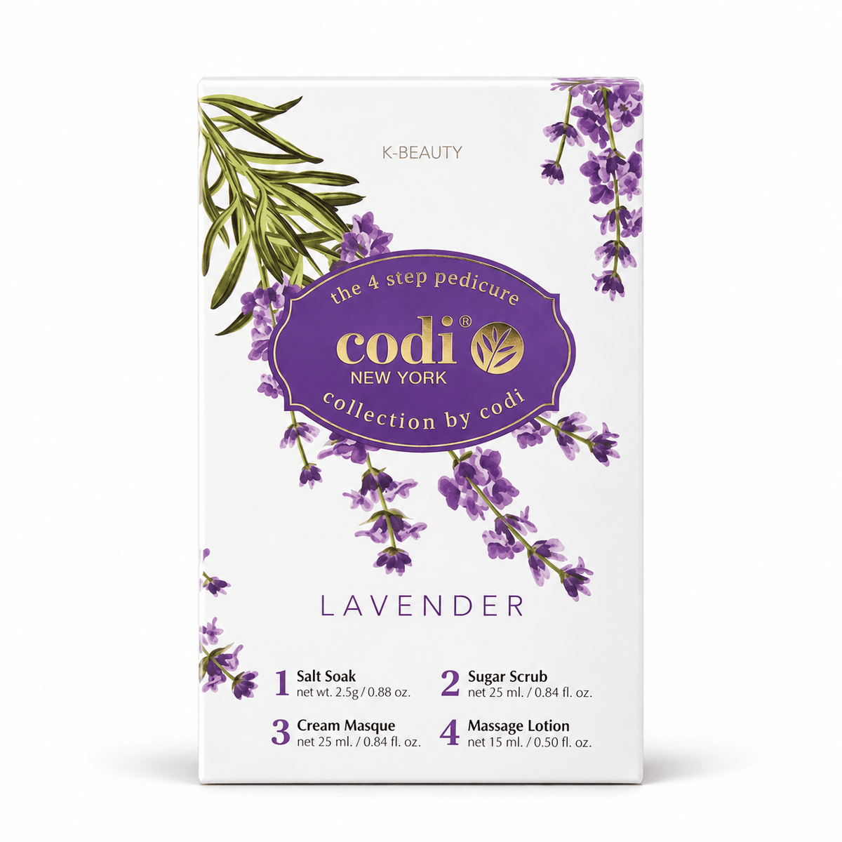 Codi 4 In 1 Pedicure Kit Lavender