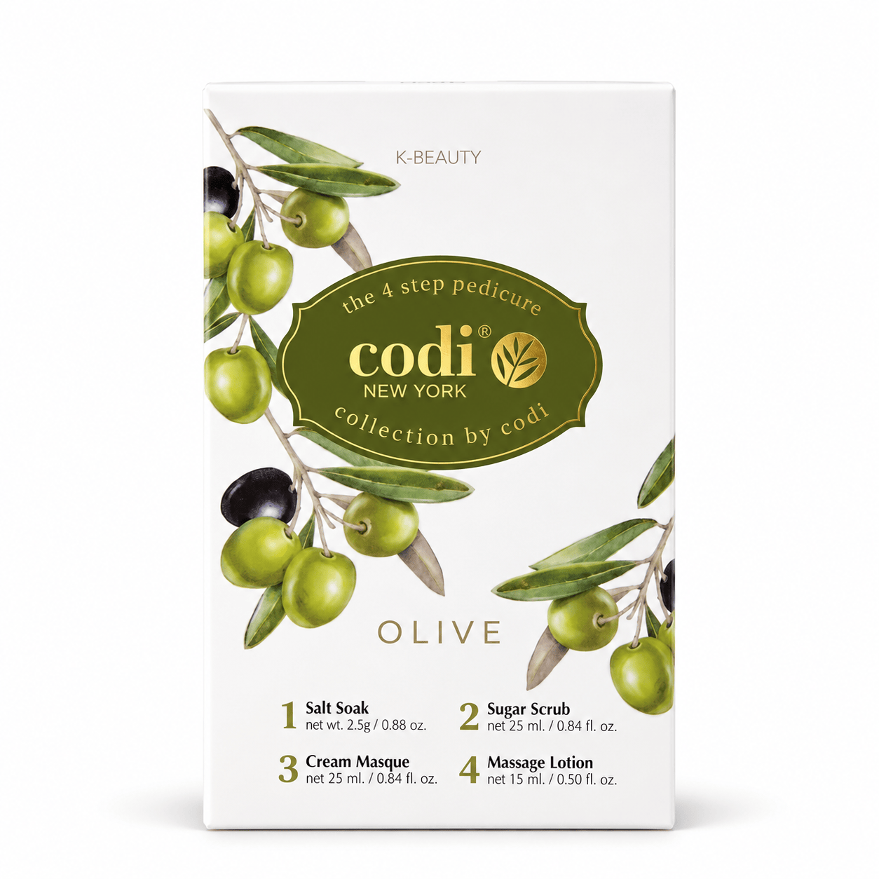 Codi 4 In 1 Pedicure Kit Olive