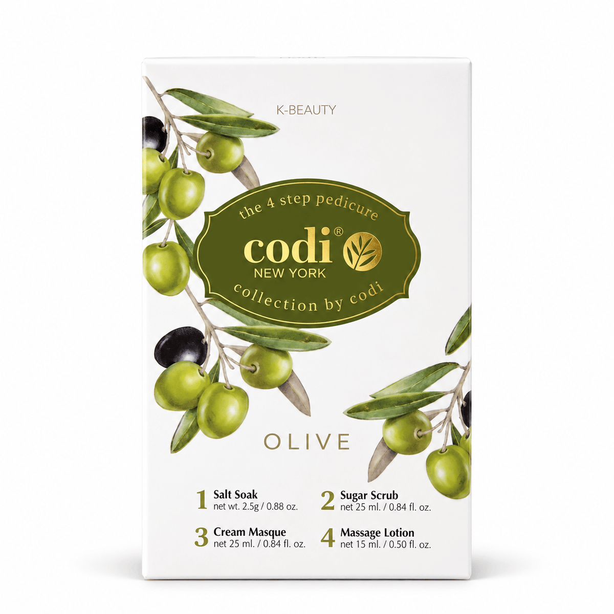 Codi 4 In 1 Pedicure Kit Olive