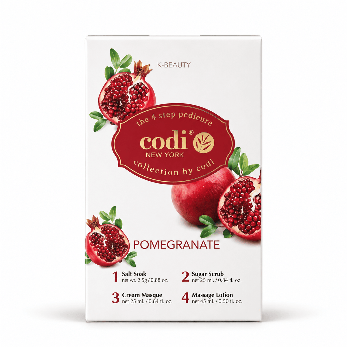 Codi 4 In 1 Pedicure Kit Pomegranate