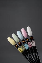 Hard Gel Color Swatches (set of 5)