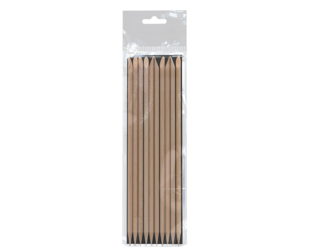 Orange stick STALEKS PRO for manicure, wooden 150 mm (10 pcs)
