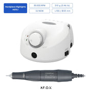 Saeyang ESCORT II PRO + H37L1 35k RPM — Original E-File Nail Drill Machine