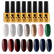 F.O.X Party Collection set of 15 + Free Swatches - F.O.X Nails USA