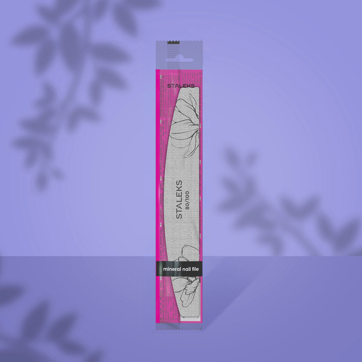 STALEKS EXPERT 40 Crescent mineral nail file, 80/100 grit (1 pc)