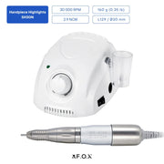 Saeyang Marathon Champion 3 White + SH30N 30k RPM — Original E-File Nail Drill Machine