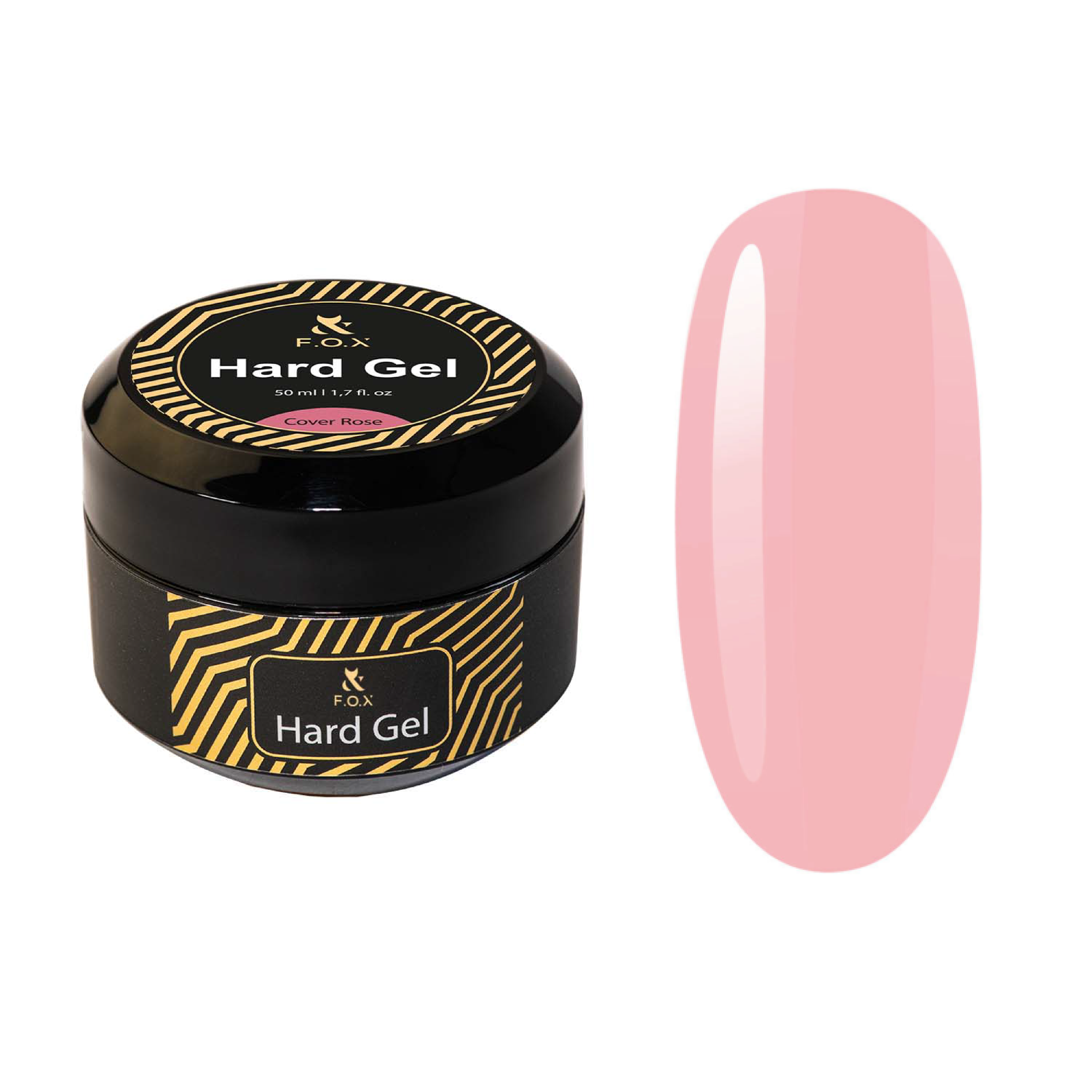 F.O.X Hard Gel Cover Rose, 15 ml