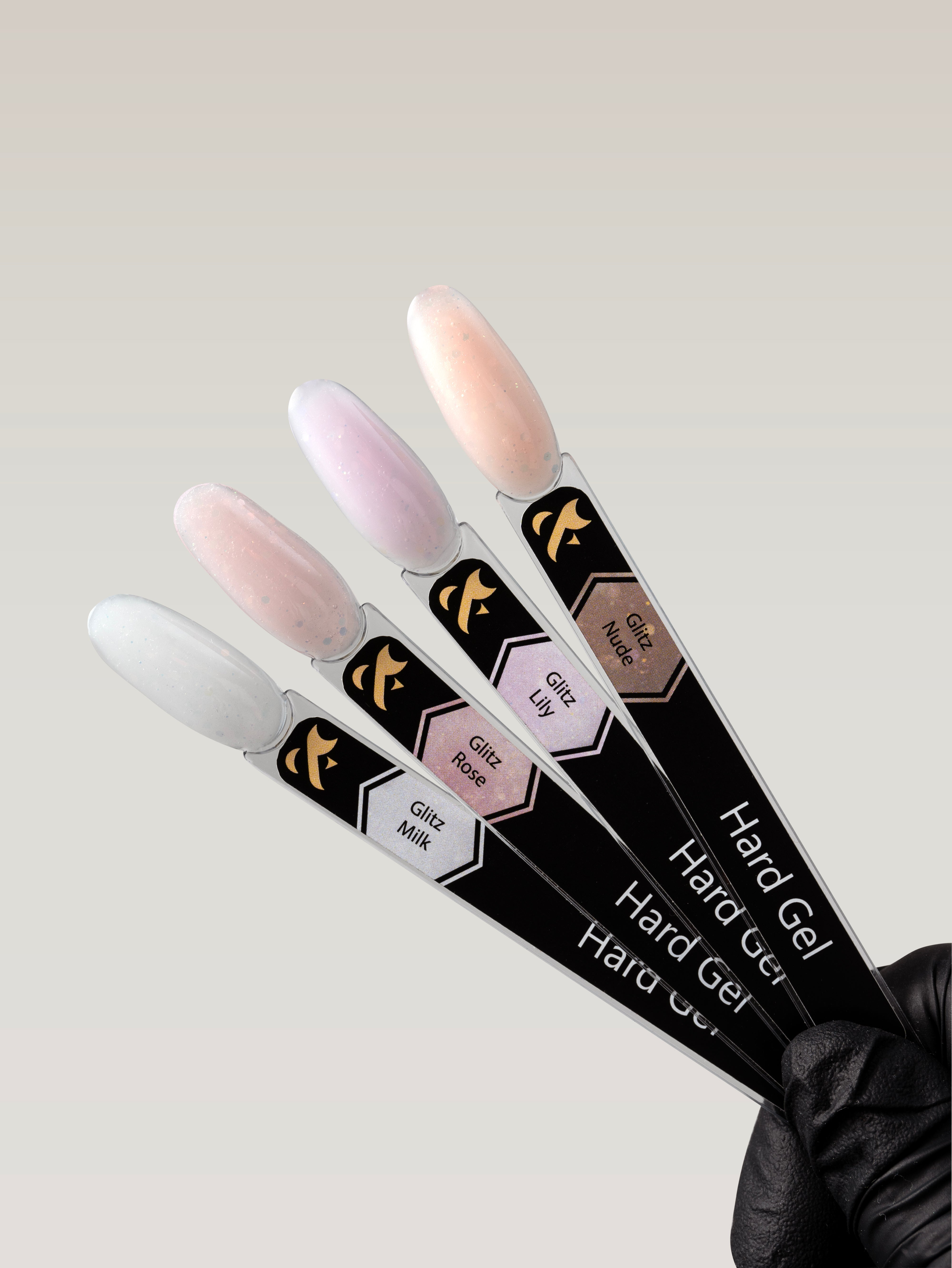 F.O.X Hard Gel Glitz Lily, 15 ml