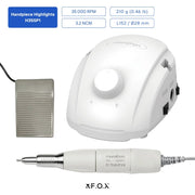 Saeyang Marathon Champion 3 White + H35SP1 35k RPM — Original E-File Nail Drill Machine