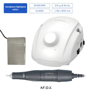 Saeyang Marathon Champion 3 White + H37L1 35k RPM — Original E-File Nail Drill Machine