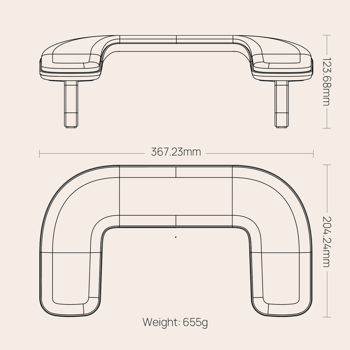 ONAIL Ergonomic Arm Rest 1 Plus photo 6