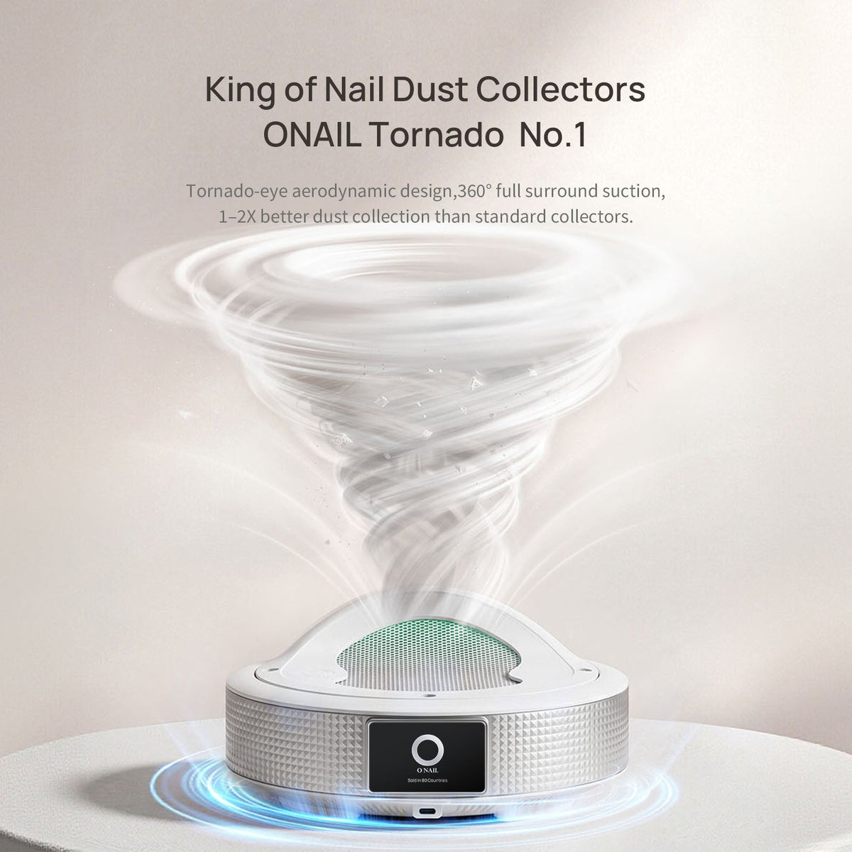 ONAIL Tornado No.1 plug-in nail dust collector — gallery 3
