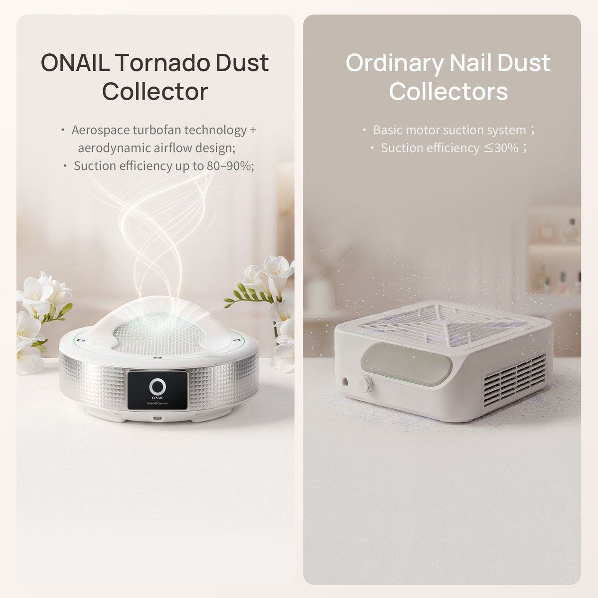 ONAIL Tornado No.1 plug-in nail dust collector — gallery 5