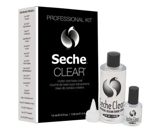 Seche Clear Base Professional Refill Kit 4 oz and 0.5 oz