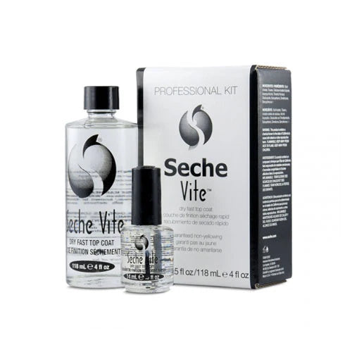 Seche Vite Dry Fast Top Coat (nail/base/4x14ml + nail/base/480ml)