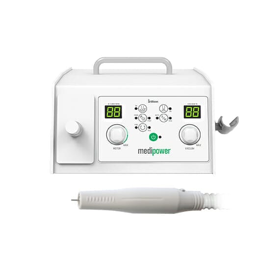 Saeshin Pedicure Drill Machine MediPower 30K RPM with built-in vacuum