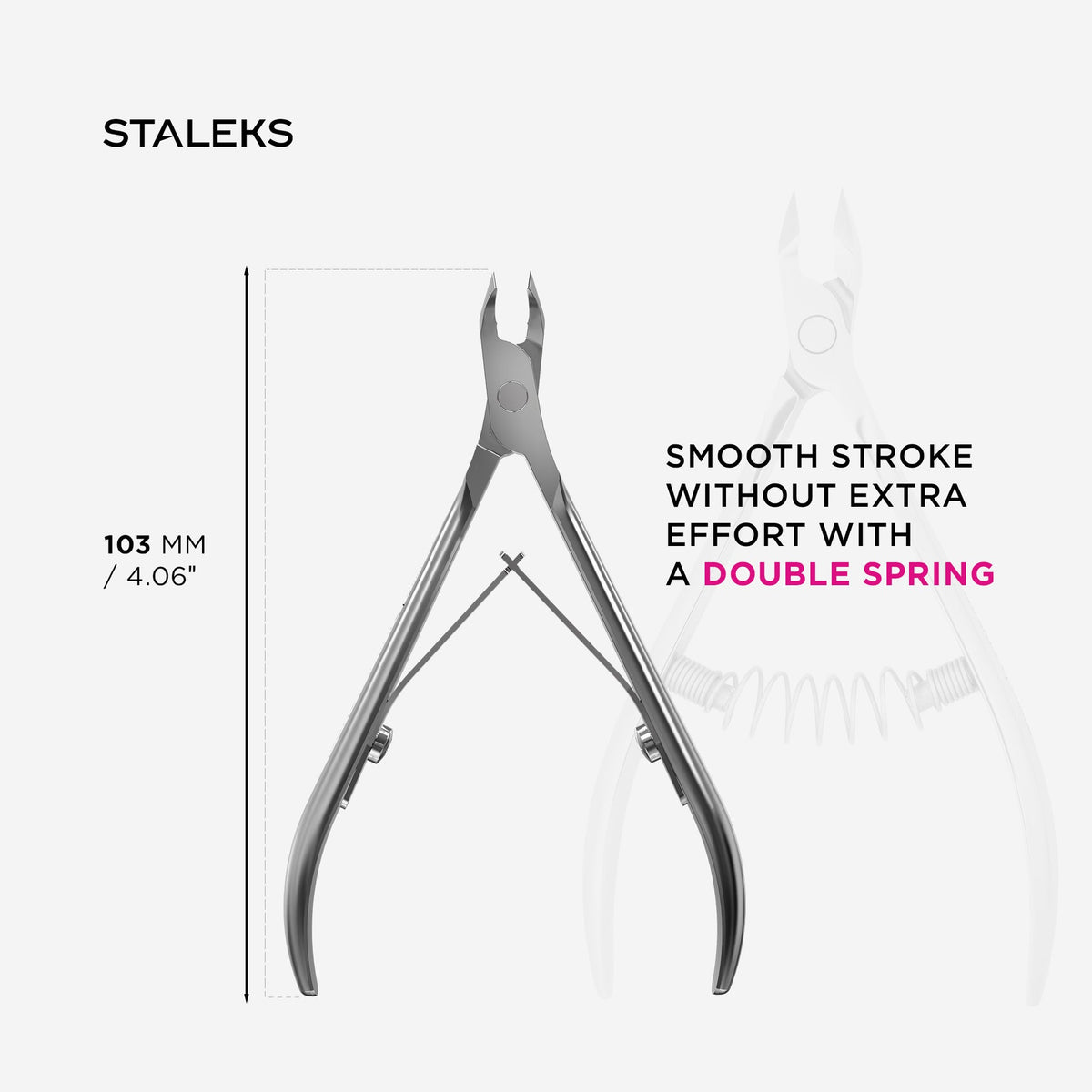 STALEKS EXPERT 92 cuticle nippers 3 mm – image 4