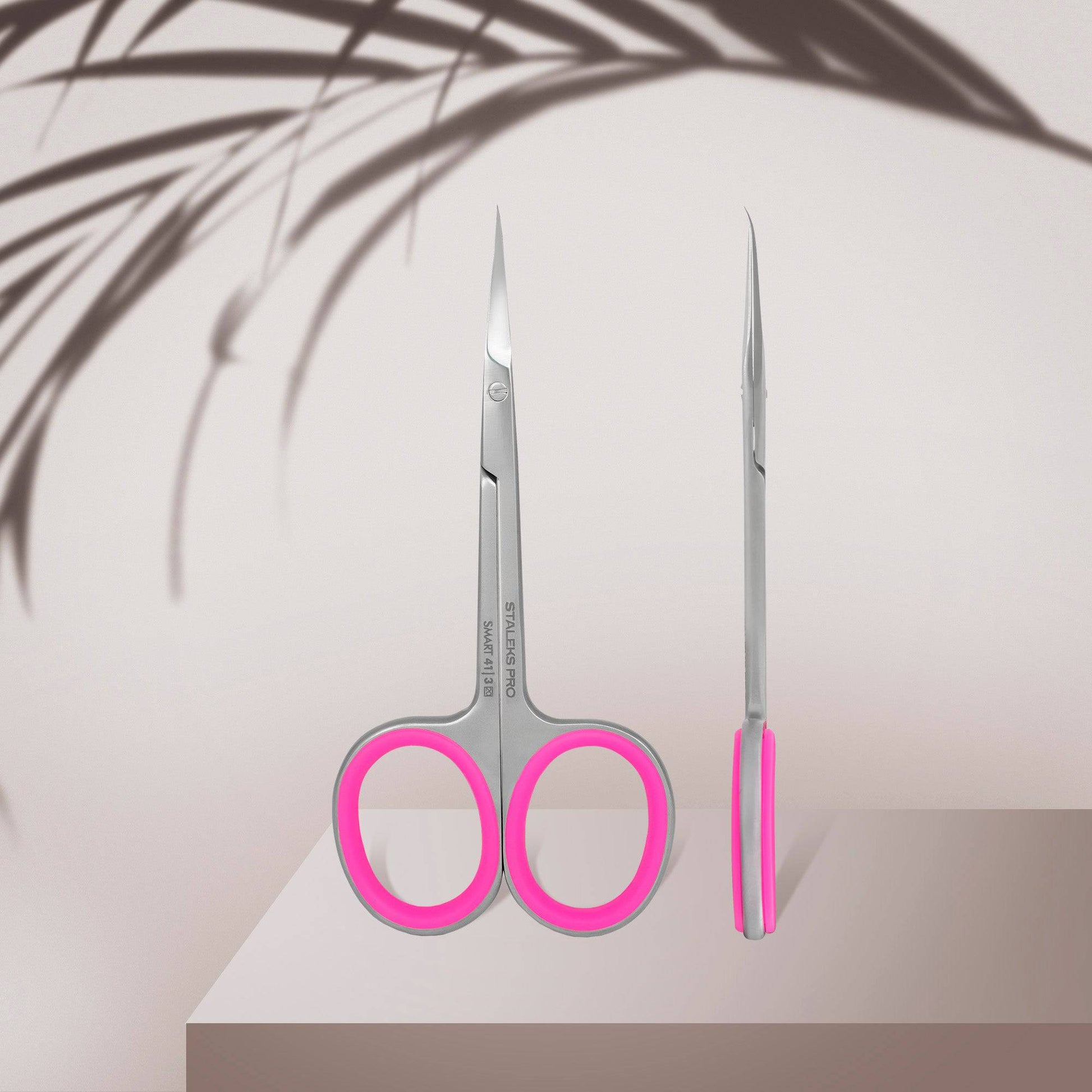 Staleks Professional cuticle scissors with hook SMART 41 TYPE 3 - F.O.X Nails USA
