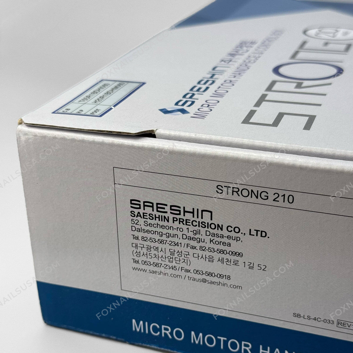 Saeshin Strong 210 + 102L 40k RPM SET