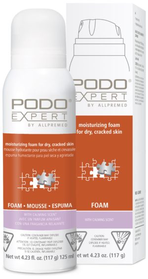 Podoexpert by Allpremed® Dry to Cracked Skin Foam With Calming Scent 125ml