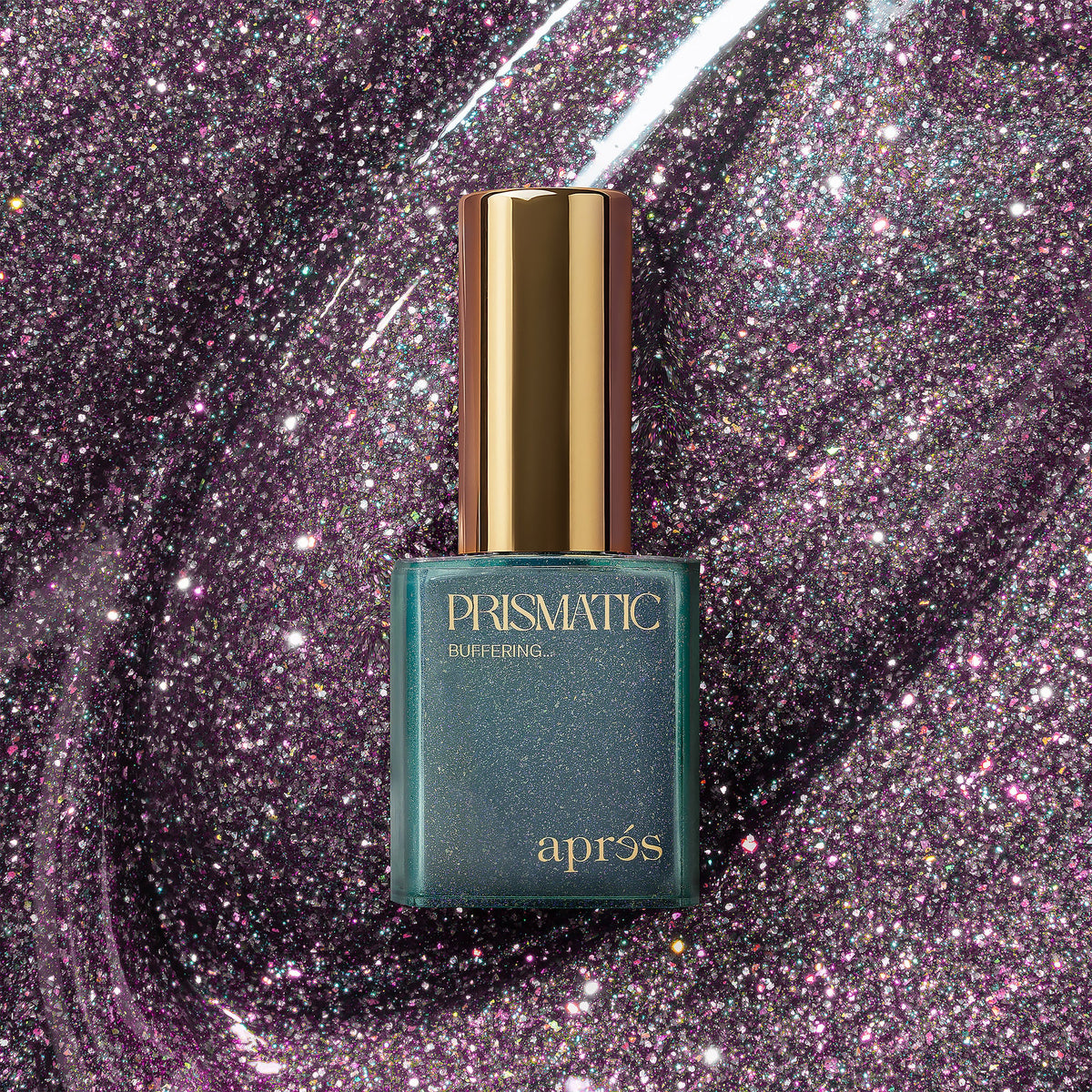 Apres Buffering FG12 Flash Glitter Cat Eye Gel Polish 10 ml