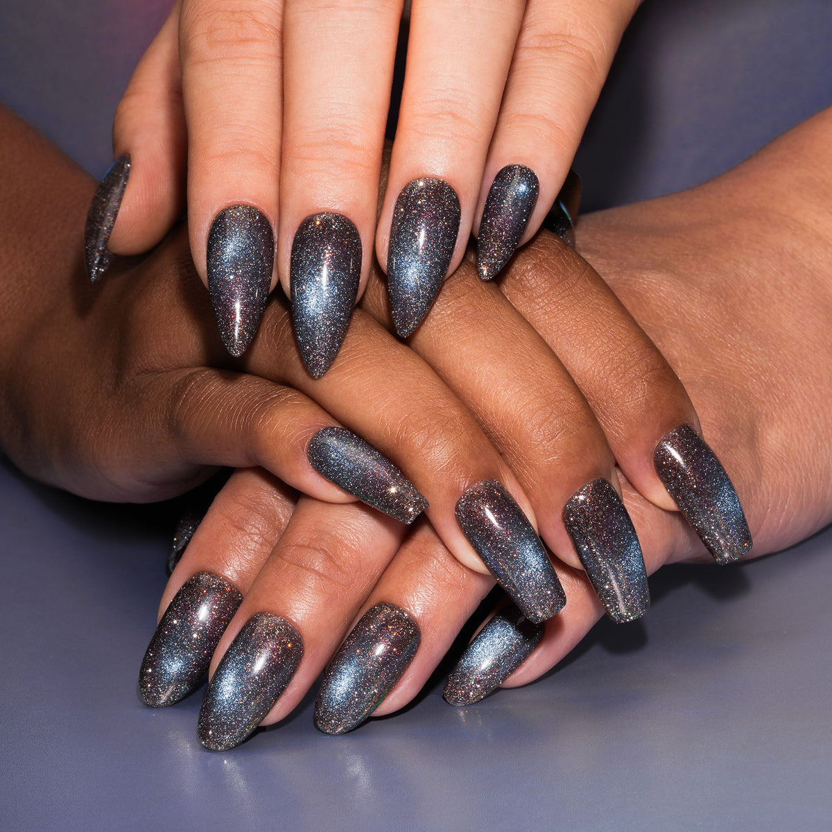 Apres Buffering FG12 Flash Glitter Cat Eye Gel Polish 10 ml