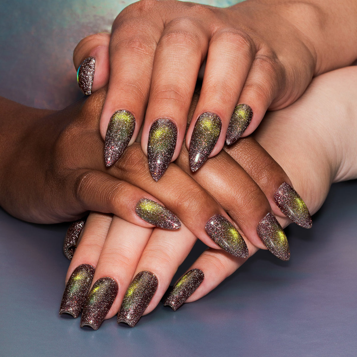 Apres Matrix Glow FG13 Flash Glitter Cat Eye Gel Polish 10 ml