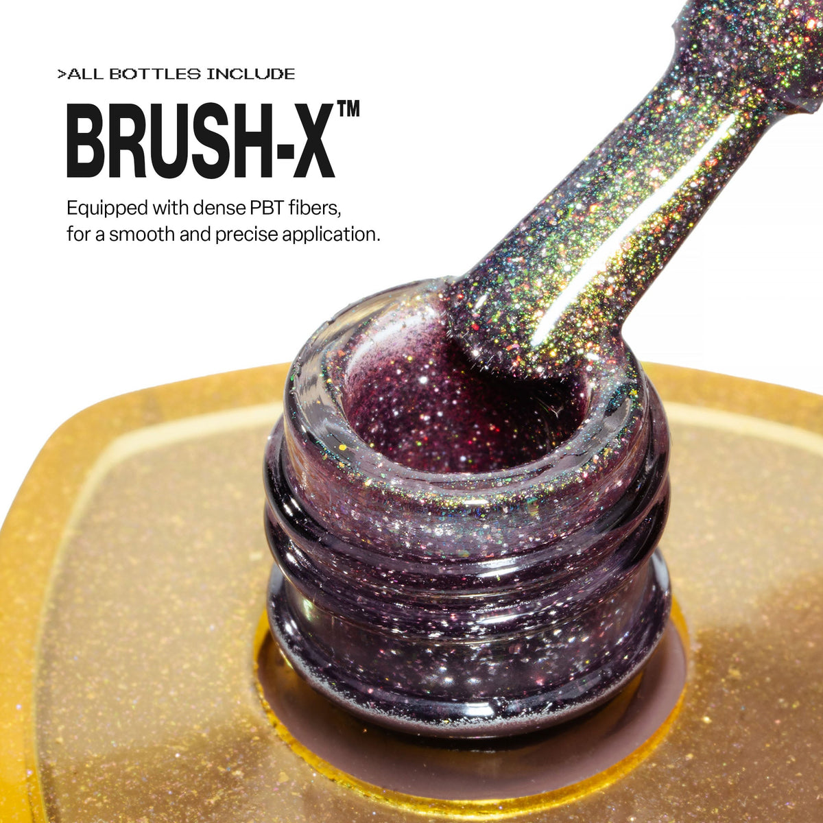 Apres Matrix Glow FG13 Flash Glitter Cat Eye Gel Polish 10 ml