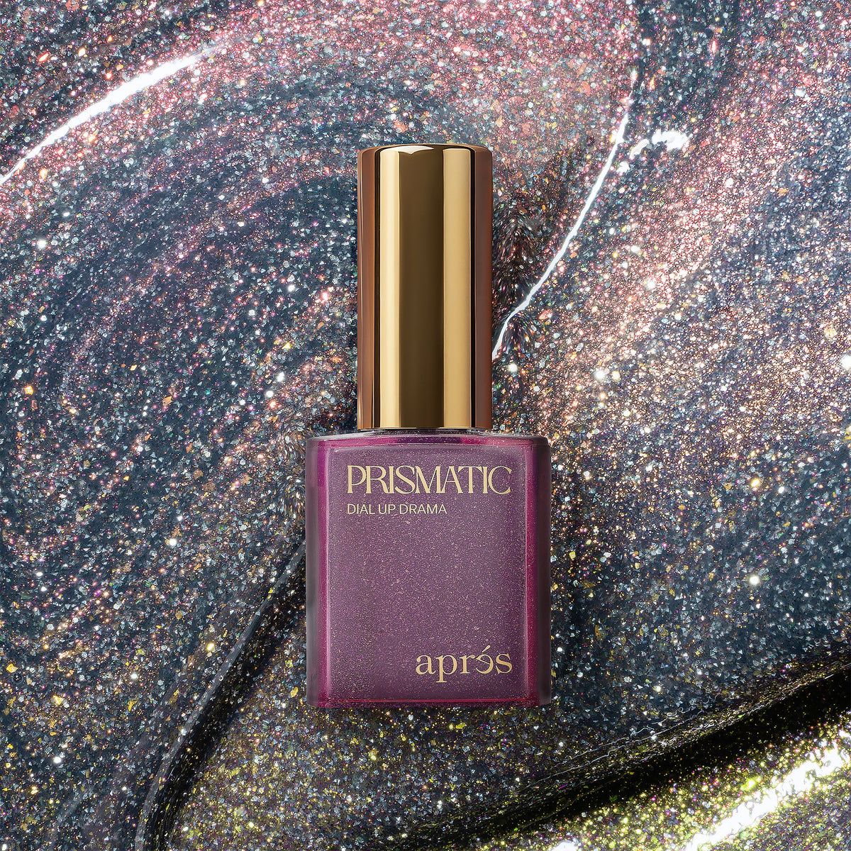 Apres Dial Up Drama FG14 Flash Glitter Cat Eye Gel Polish 10 ml