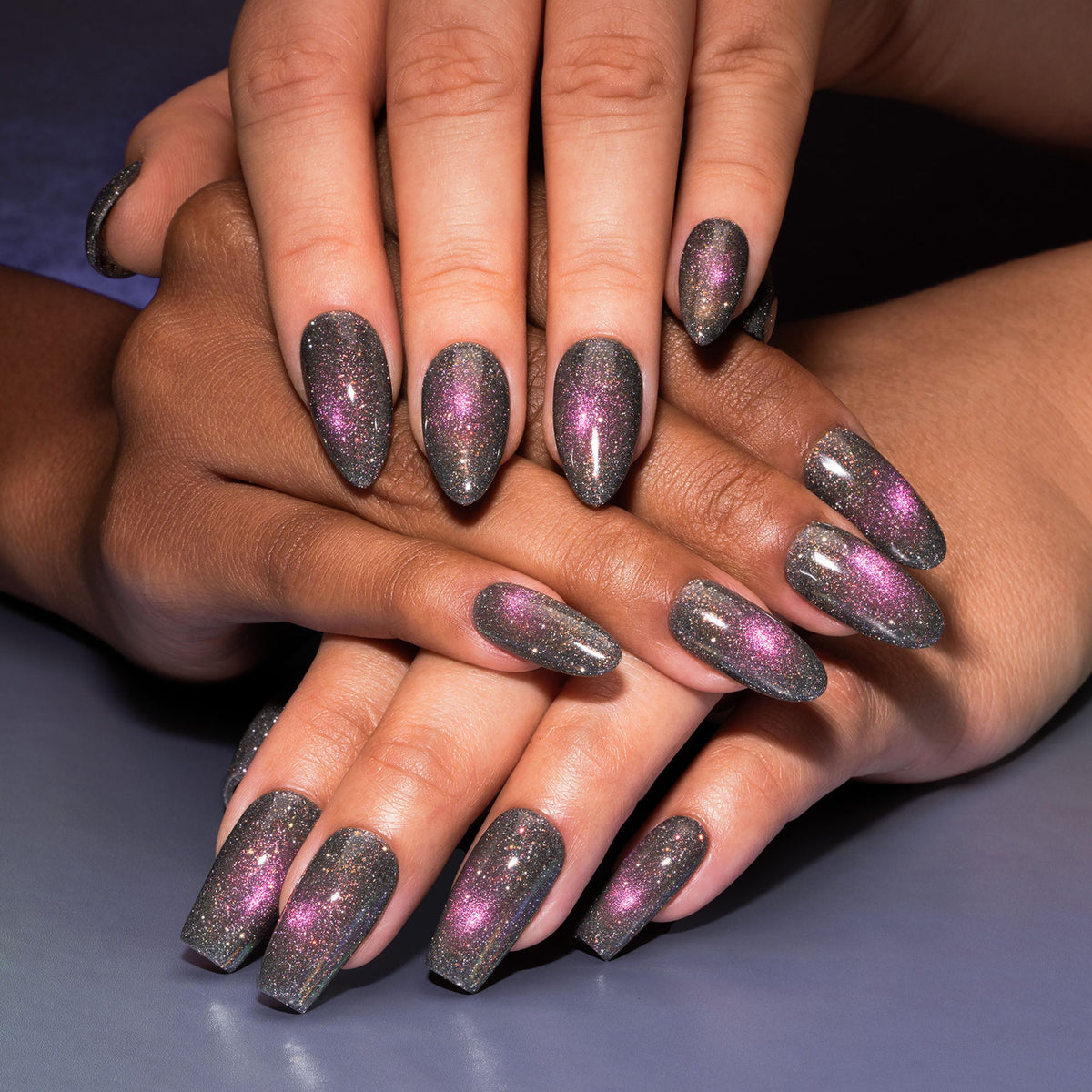 Apres Dial Up Drama FG14 Flash Glitter Cat Eye Gel Polish 10 ml