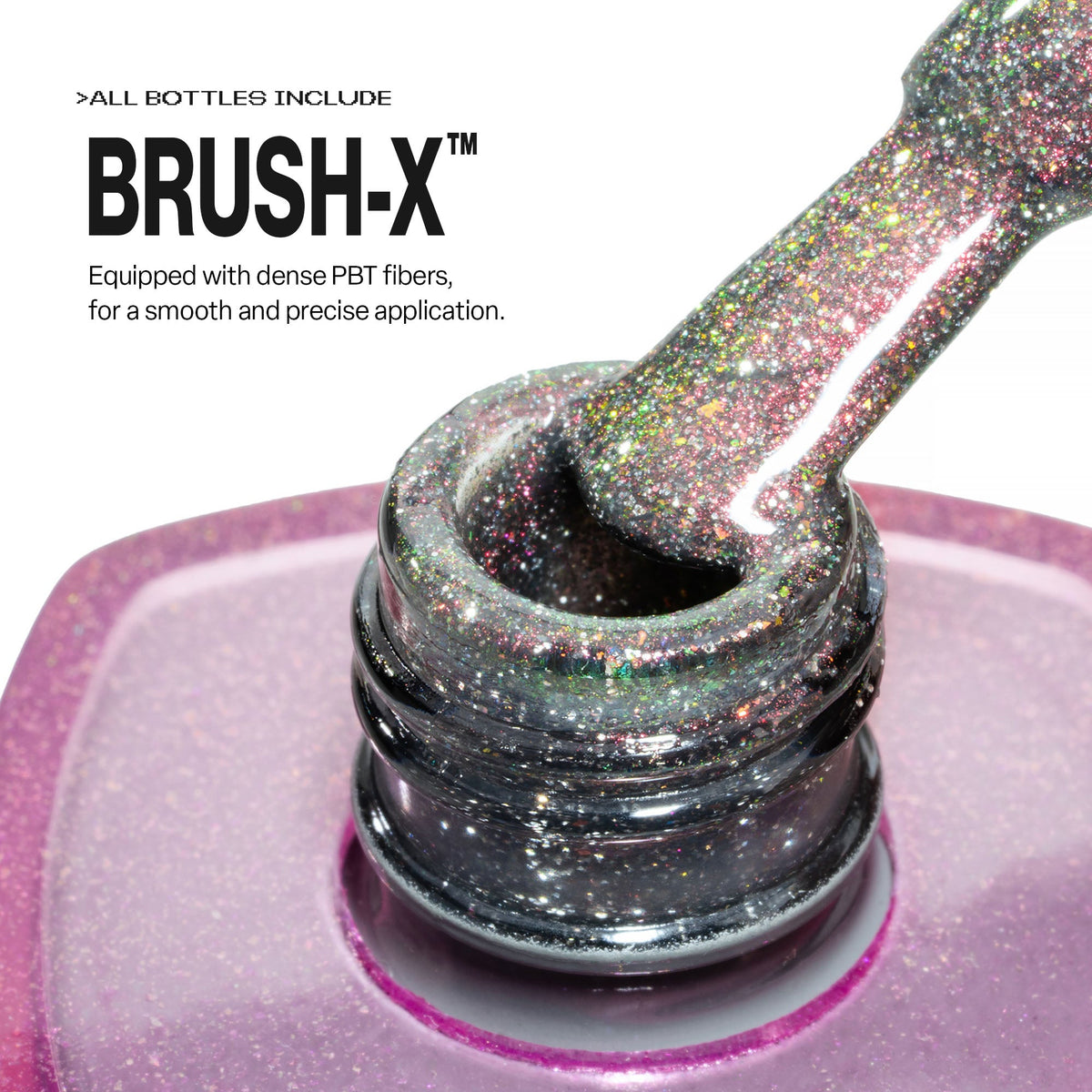 Apres Dial Up Drama FG14 Flash Glitter Cat Eye Gel Polish 10 ml