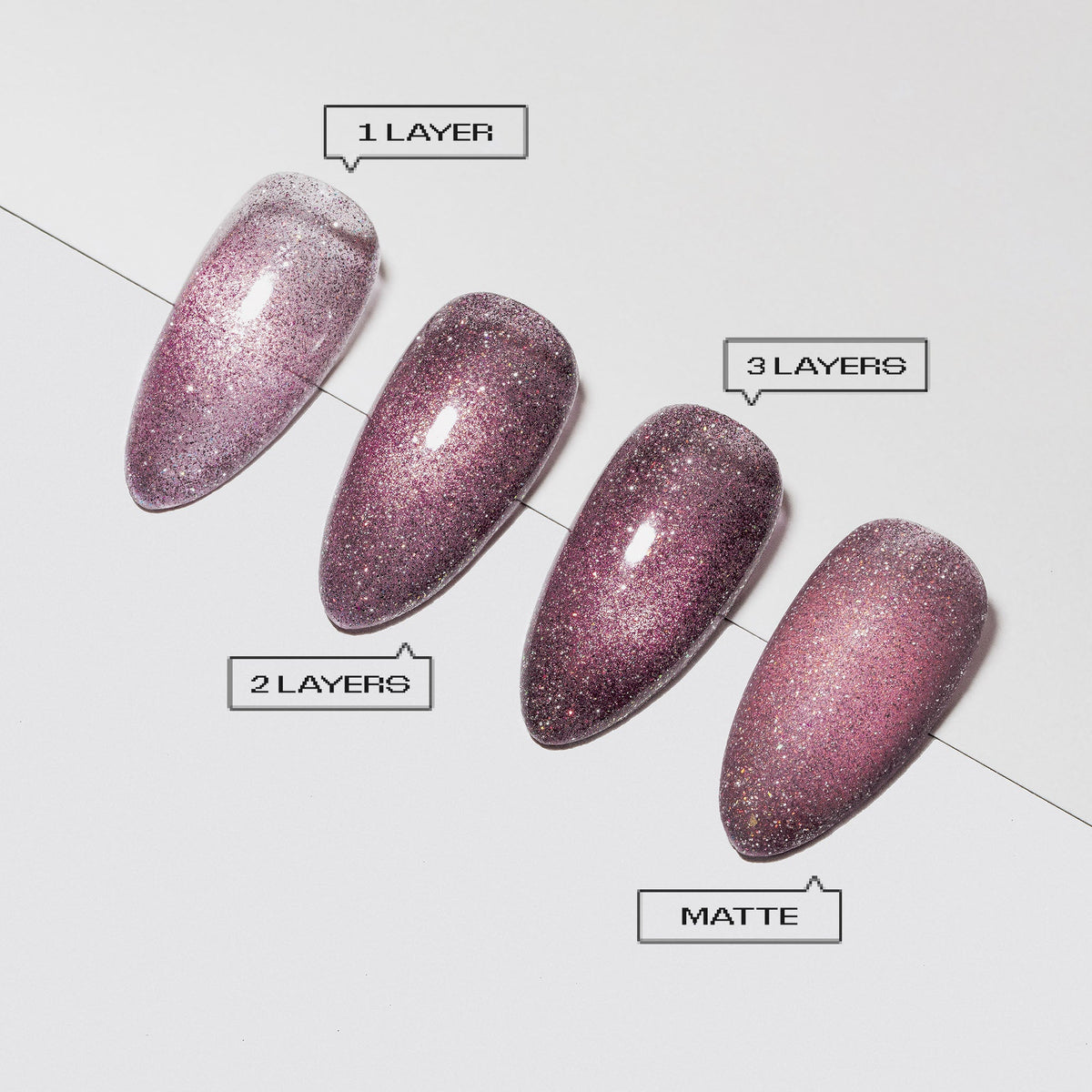 Apres Chaos Coded FG15 Flash Glitter Cat Eye Gel Polish 10 ml