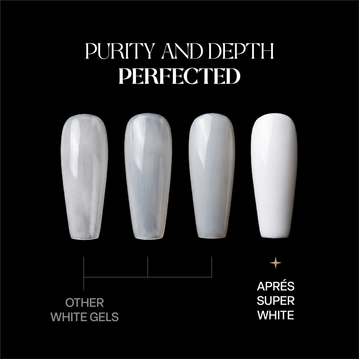 Apres Super White Gel Polish 15 ml