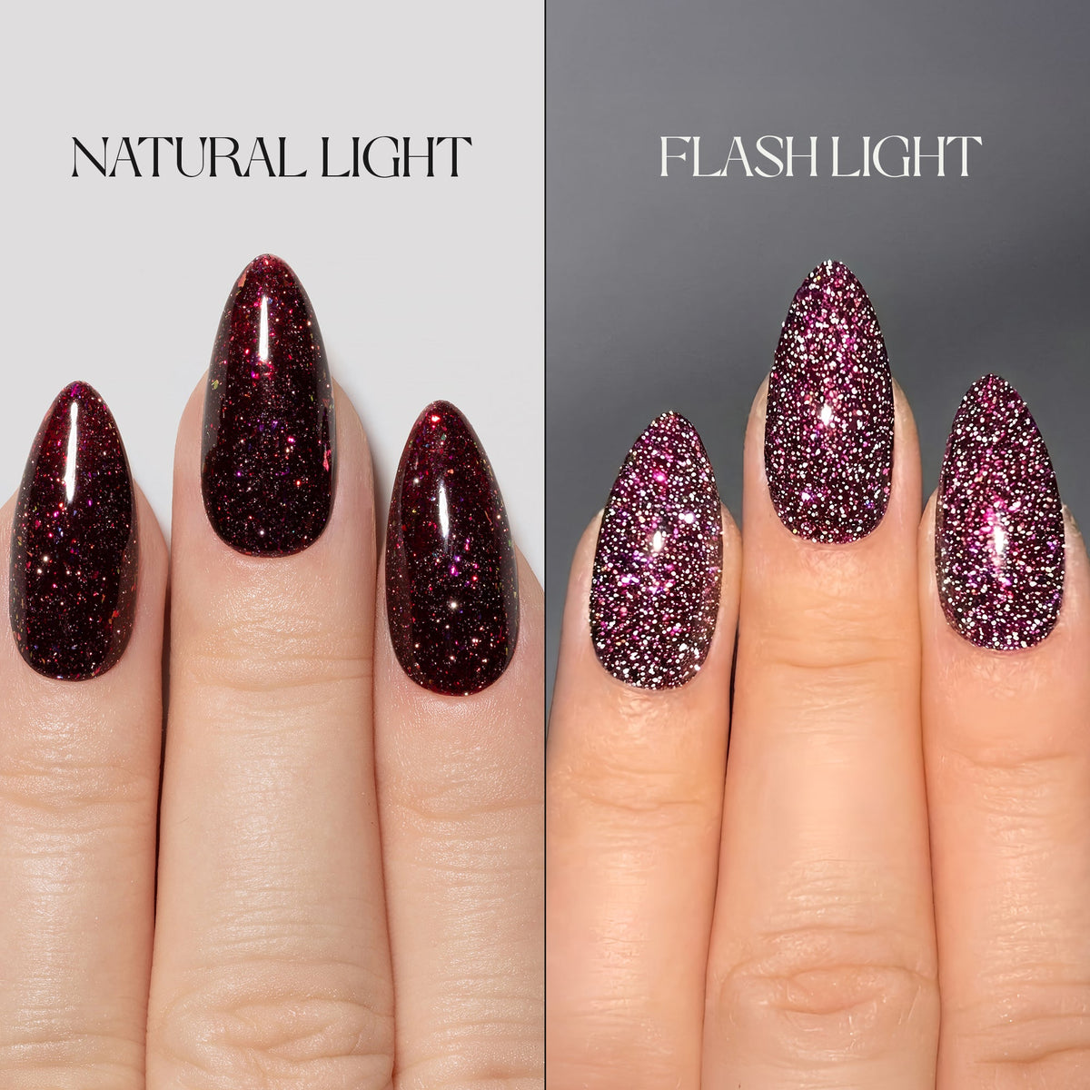Apres Night Bloom FG19 Flash Glitter Gel Polish 15 ml