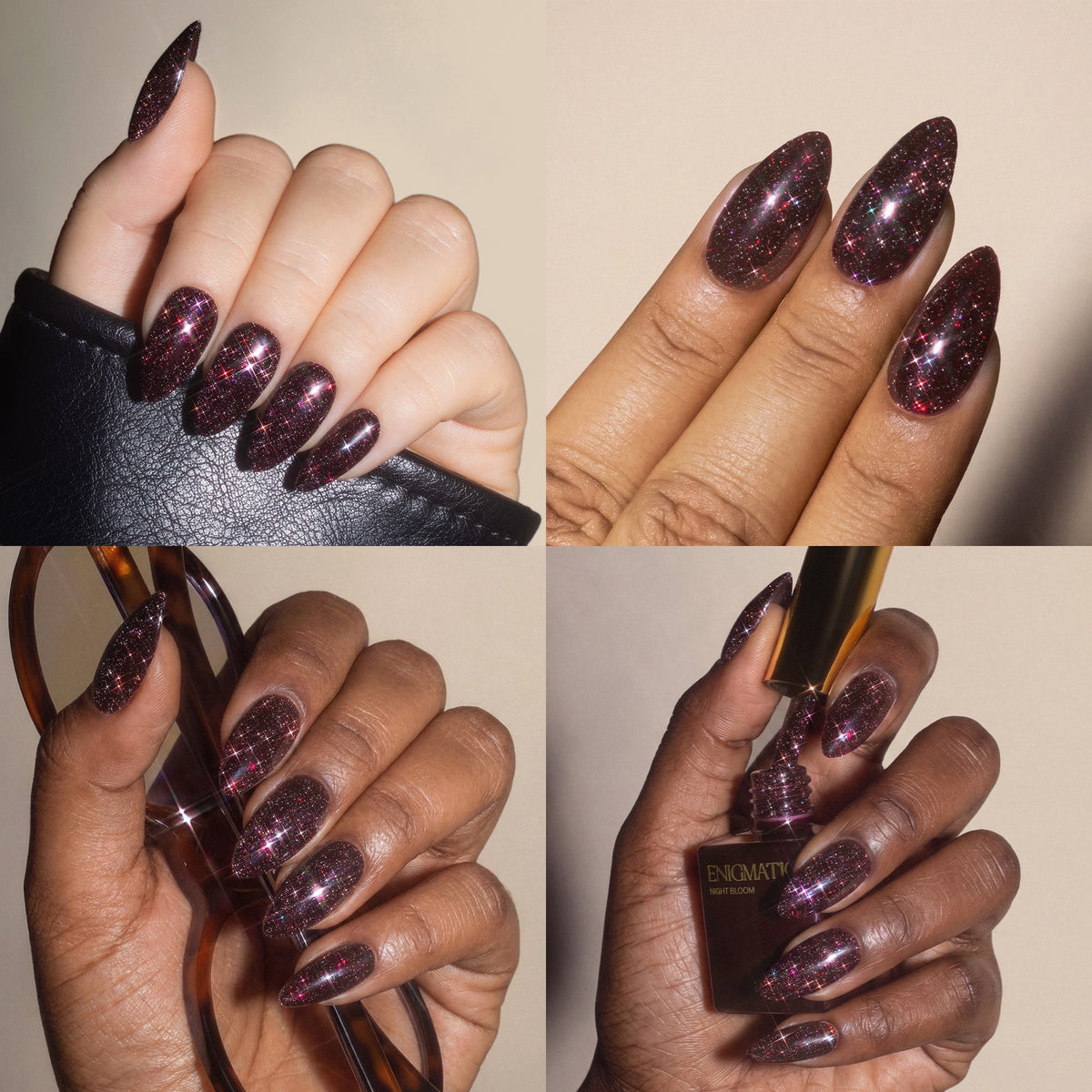 Apres Night Bloom FG19 Flash Glitter Gel Polish 15 ml