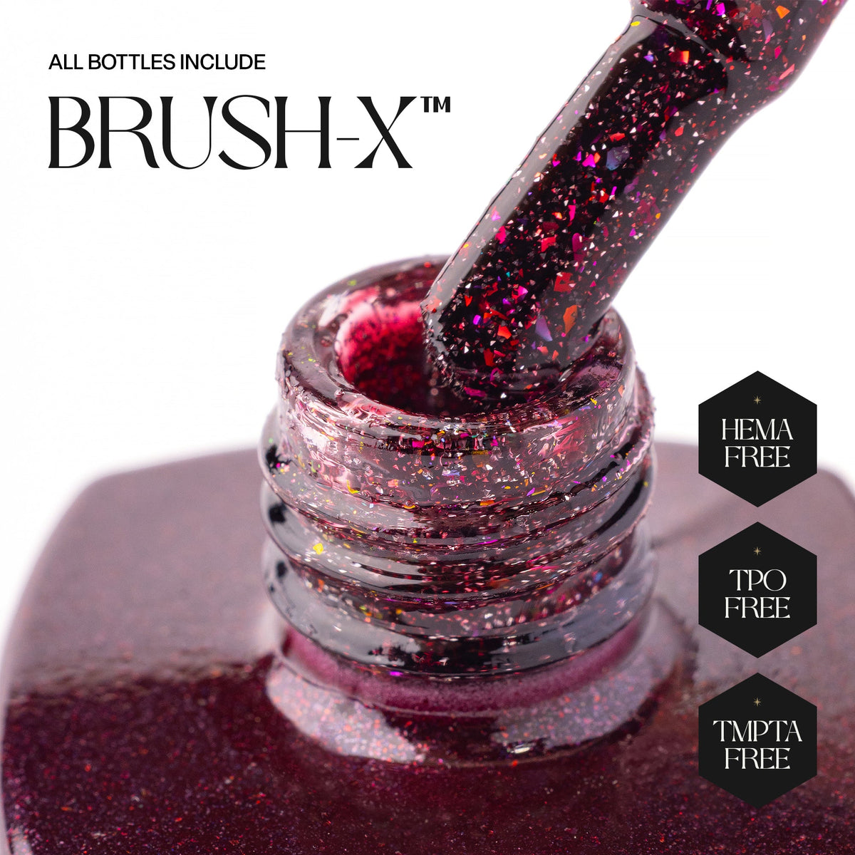 Apres Night Bloom FG19 Flash Glitter Gel Polish 15 ml